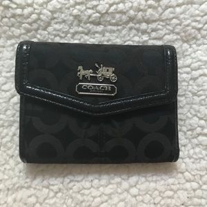 Authentic Coach Black Wallet